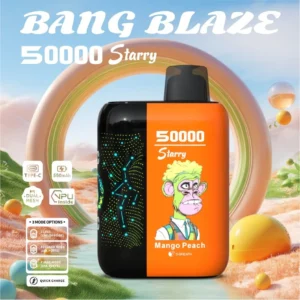 Bang Blaze 50000 Puffs Starry jednorazni vape uređaj, zvjezdani dizajn e-cigareta, serija Bang Blaze Starry