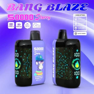 Bang Blaze 50000 Puffs Starry serija jednoraznih vapova, idealan za romantične prilike i druženje