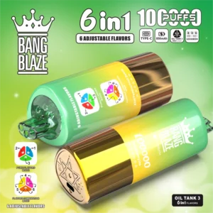 Bang Blaze Fox 6in1 100000 Puffs jednorazni e-cigareta, kompaktan dizajn za lako nošenje