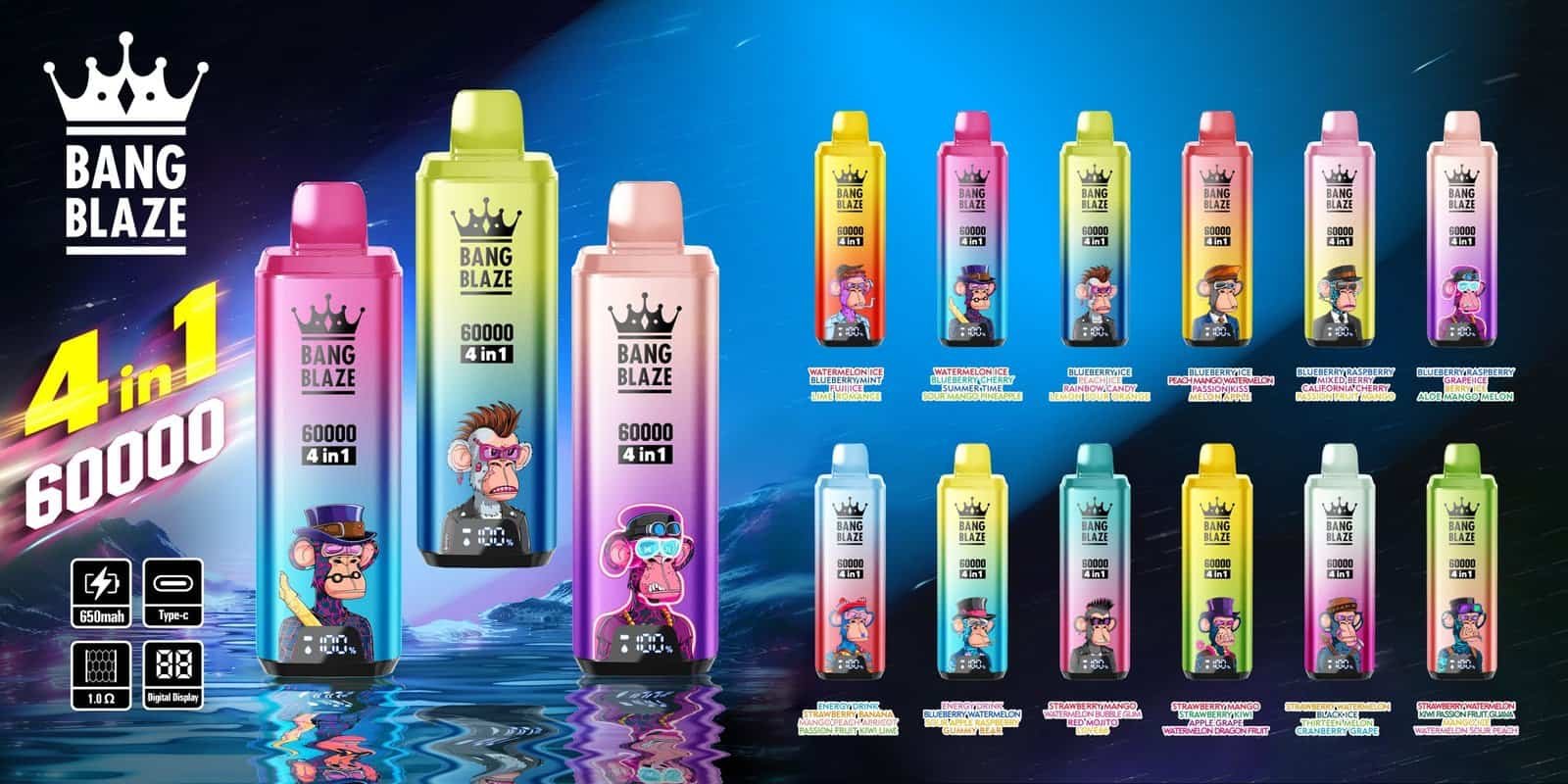 Bang King 60K 4-u-1 jednorazni vape, Hrvatska