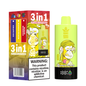 Bang King Triple 85000 Puffs 3in1 jednorazni e-cigareta, detalji dizajna uređaja