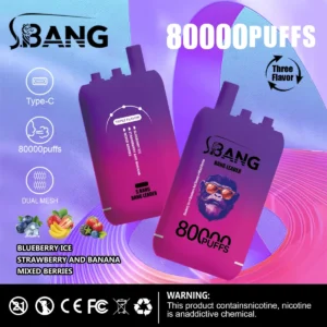 Bang Leader 80000 Puffs jednorazni e-cigareta, detalji dizajna uređaja