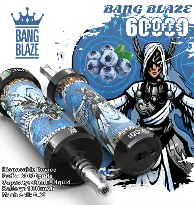 Bang Blaze 60000 Puffs jednorazni vape, kompaktan i lakan za nošenje