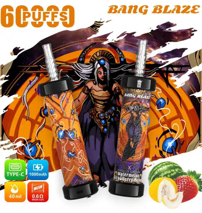 Bang Blaze 60000 Puffs jednorazni vape uređaj, e-cigareta s više okusa, serija Bang Blaze